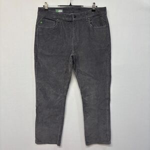 Stio Mem Corduroy Pants Size 35S 35 Short Inseam (35x30) Gray C065 -15